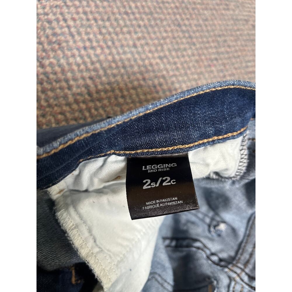 Express Mid Rise Legging Jean Size 2 - Picture 4 of 6